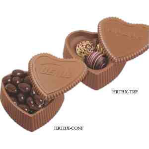 Chocolate Heart Shaped Box Filled - HRTBX-CONF