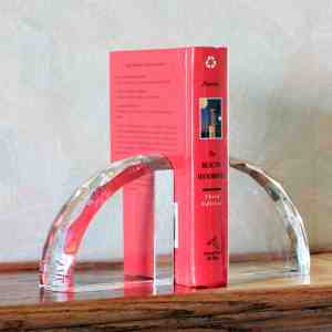 Crystal Faced Bookends - A1026