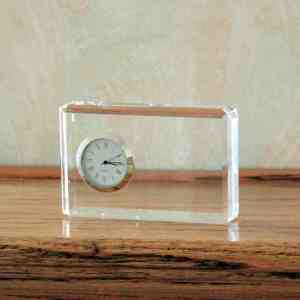 Rectangle Crystal Clock - A2011