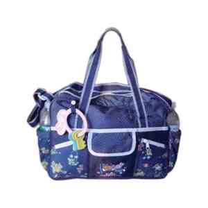 Diaper bag with changing pad and side bottle holder - DB 801