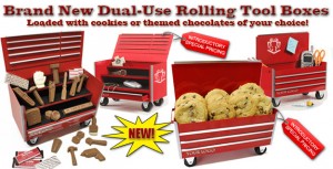Themed Edible Rolling Tool Cart