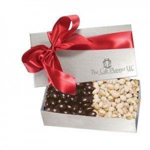 The Executive Chocolate Covered Almond and Pistachio Box