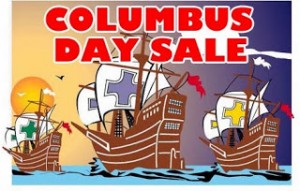 Columbus Day Sale 2013