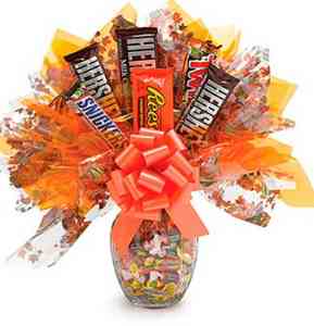 Halloween Candy Vase