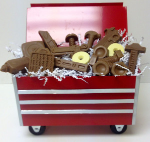 All Chocolate Tool Box With Themed Chocolate