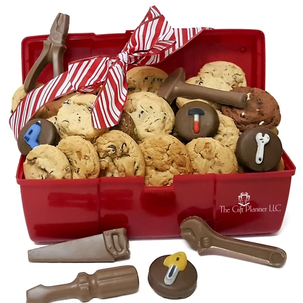 Corporate Construction Cookie and Chocolate Toolbox - Construction Company Gifts