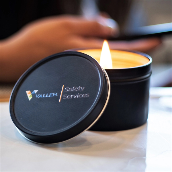 Candle in a tin