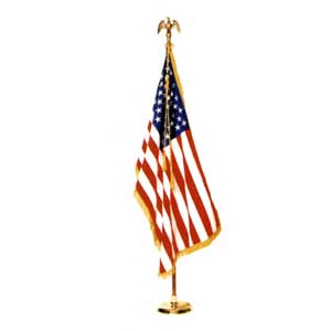 Embroidered Nylon Parade Flag