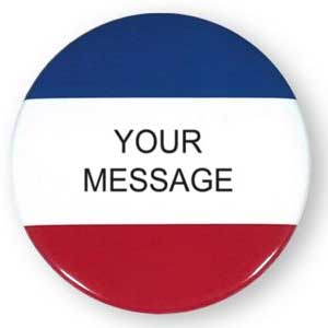 Round Blinking Button - 3 inch